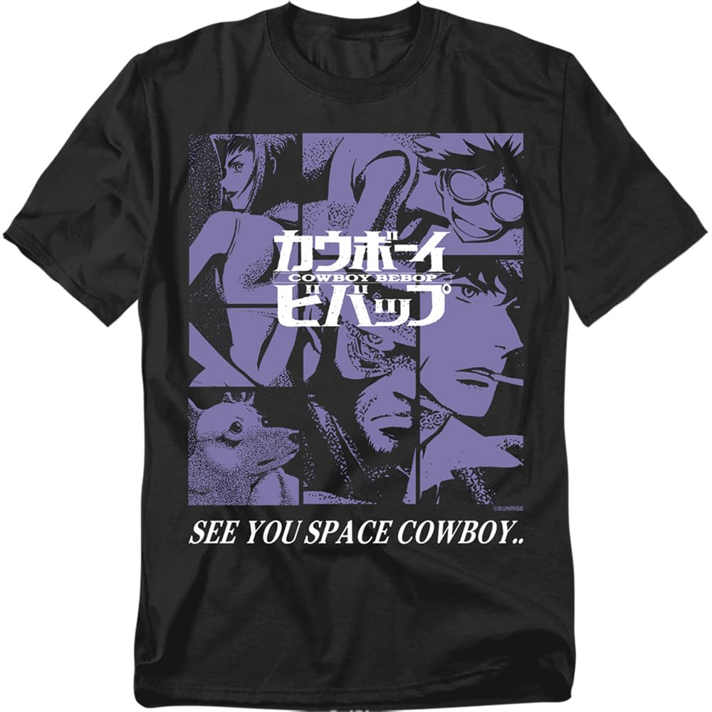 Amazon.com: Popfunk Cowboy Bebop Retro Poster Unisex Adult T